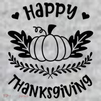 Happy Thanksgiving Pumpkin Cute The Baniff Cuffed Pom Beanie thumb 2