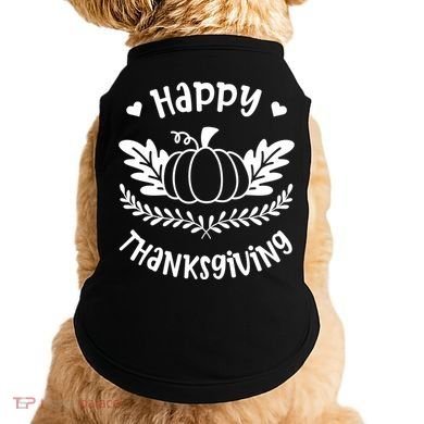 Happy Thanksgiving Pumpkin Cute Doggie Tank