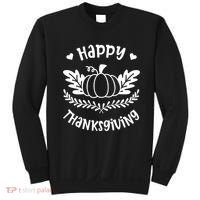 Happy Thanksgiving Pumpkin Cute Sweatshirt thumb 0