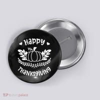 Happy Thanksgiving Pumpkin Cute Button thumb 0