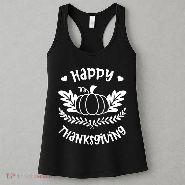 Happy Thanksgiving Pumpkin Cute Women's Tank Top