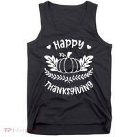 Happy Thanksgiving Pumpkin Cute Tank Top thumb 0