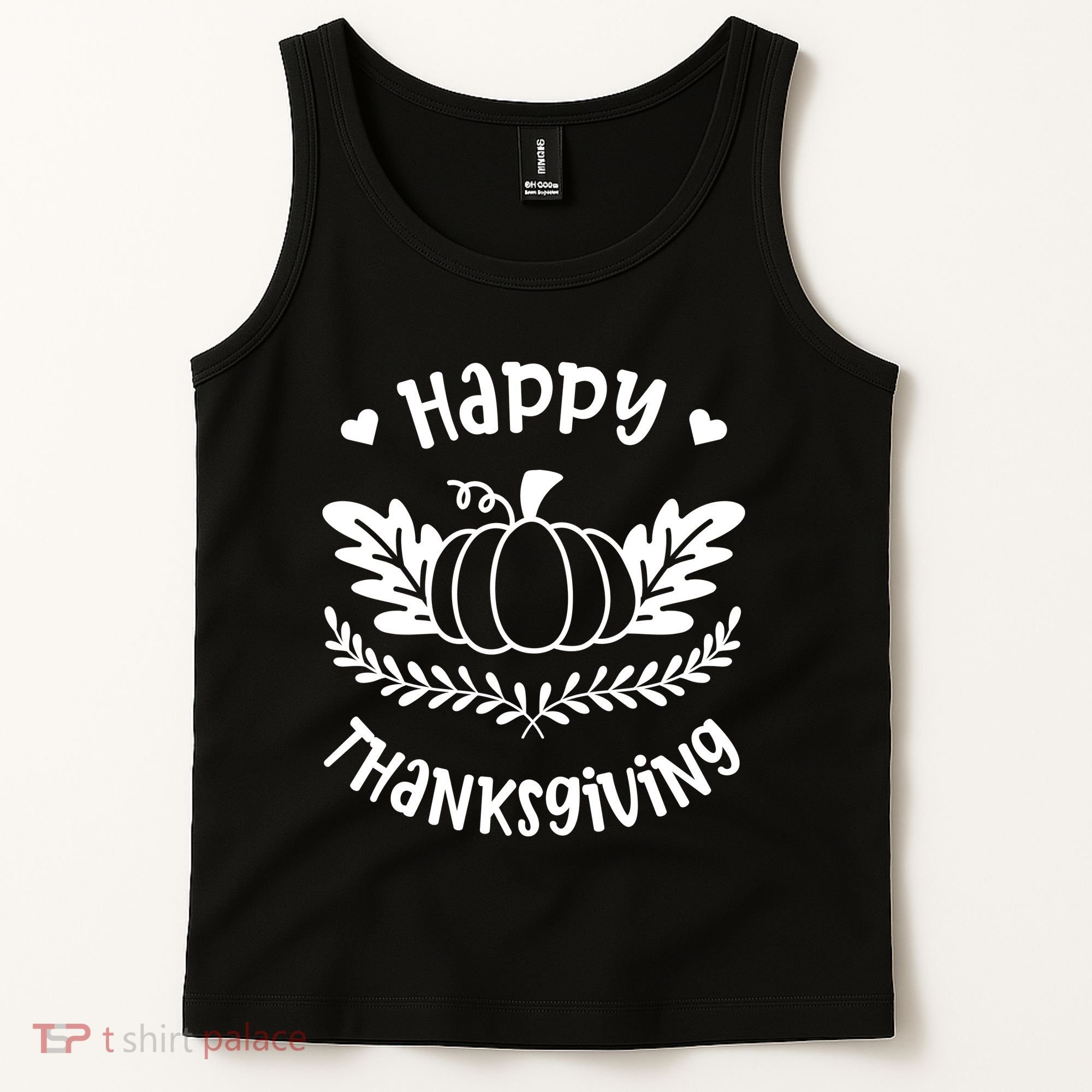 Happy Thanksgiving Pumpkin Cute Tank Top