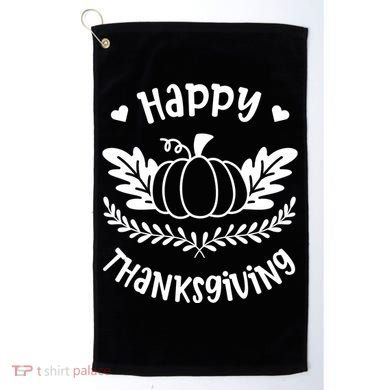 Happy Thanksgiving Pumpkin Cute Golf Towel