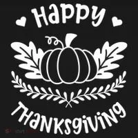 Happy Thanksgiving Pumpkin Cute Kids Long Sleeve Shirt thumb 2