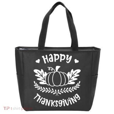 Happy Thanksgiving Pumpkin Cute Tote Bag