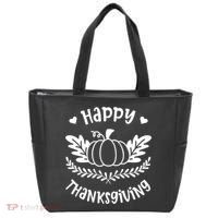Happy Thanksgiving Pumpkin Cute Tote Bag thumb 0