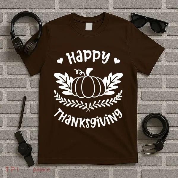 Happy Thanksgiving Pumpkin Cute T-Shirt