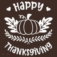 Happy Thanksgiving Pumpkin Cute T-Shirt thumb 7