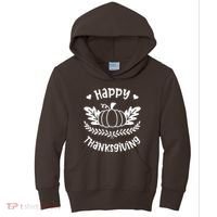 Happy Thanksgiving Pumpkin Cute Kids Hoodie thumb 0