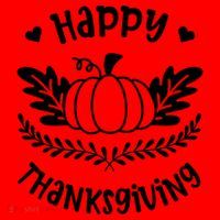 Happy Thanksgiving Pumpkin Cute Santa Hat thumb 1