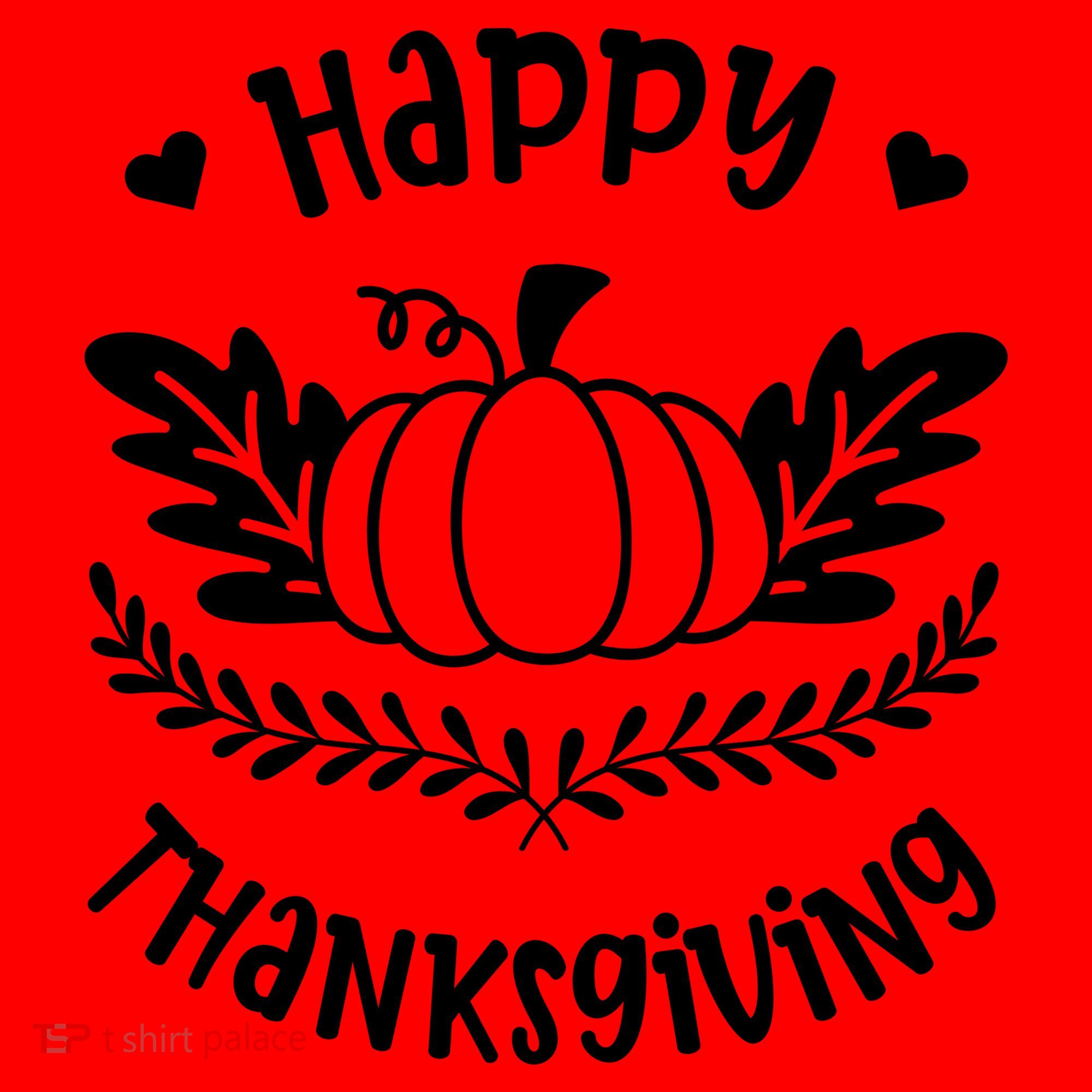 Happy Thanksgiving Pumpkin Cute Santa Hat