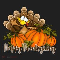 Happy Thanksgiving Pumpkins Fall Autumn Cute Turkey Women's Sweatshirt thumb 2