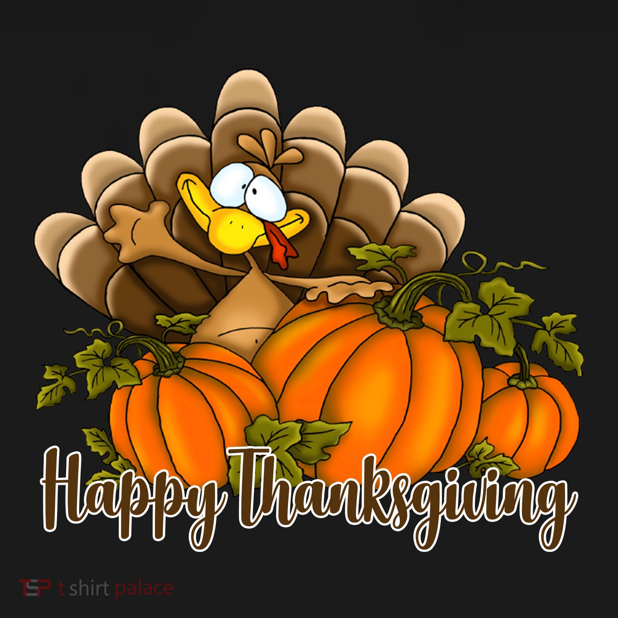 Happy Thanksgiving Pumpkins Fall Autumn Cute Turkey Backpack