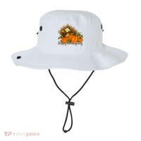 Happy Thanksgiving Pumpkins Fall Autumn Cute Turkey Bucket Hat thumb 0