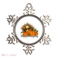 Happy Thanksgiving Pumpkins Fall Autumn Cute Turkey Ornament thumb 0