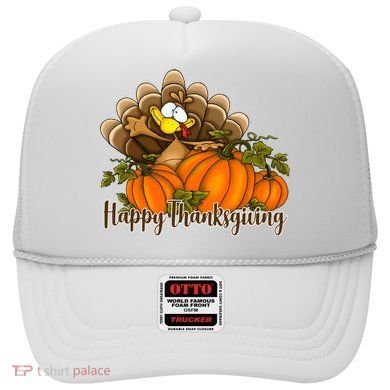 Happy Thanksgiving Pumpkins Fall Autumn Cute Turkey Hat