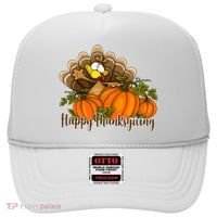 Happy Thanksgiving Pumpkins Fall Autumn Cute Turkey Hat thumb 0