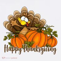 Happy Thanksgiving Pumpkins Fall Autumn Cute Turkey Tank Top thumb 6
