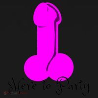 Here To Party Dick Dirty Funny Adult Sex Joke Gift Idea Tote Bag thumb 4