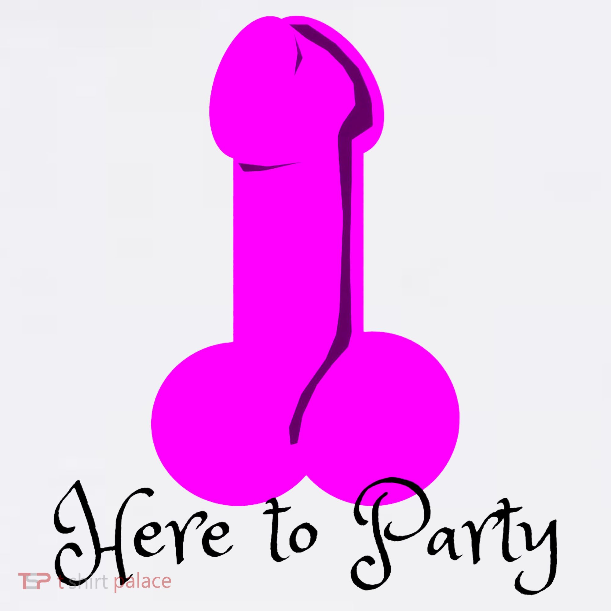 Here To Party Dick Dirty Funny Adult Sex Joke Gift Idea Sweatshirt