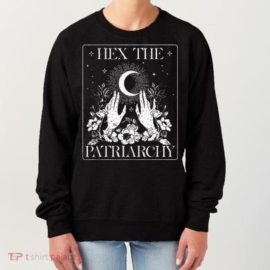 Hex The Patriarchy Halloween Feminist Witch Women's Sweatshirt