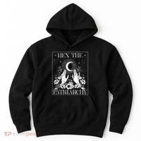 Hex The Patriarchy Halloween Feminist Witch Hoodie thumb 0
