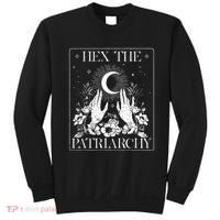 Hex The Patriarchy Halloween Feminist Witch Sweatshirt thumb 0