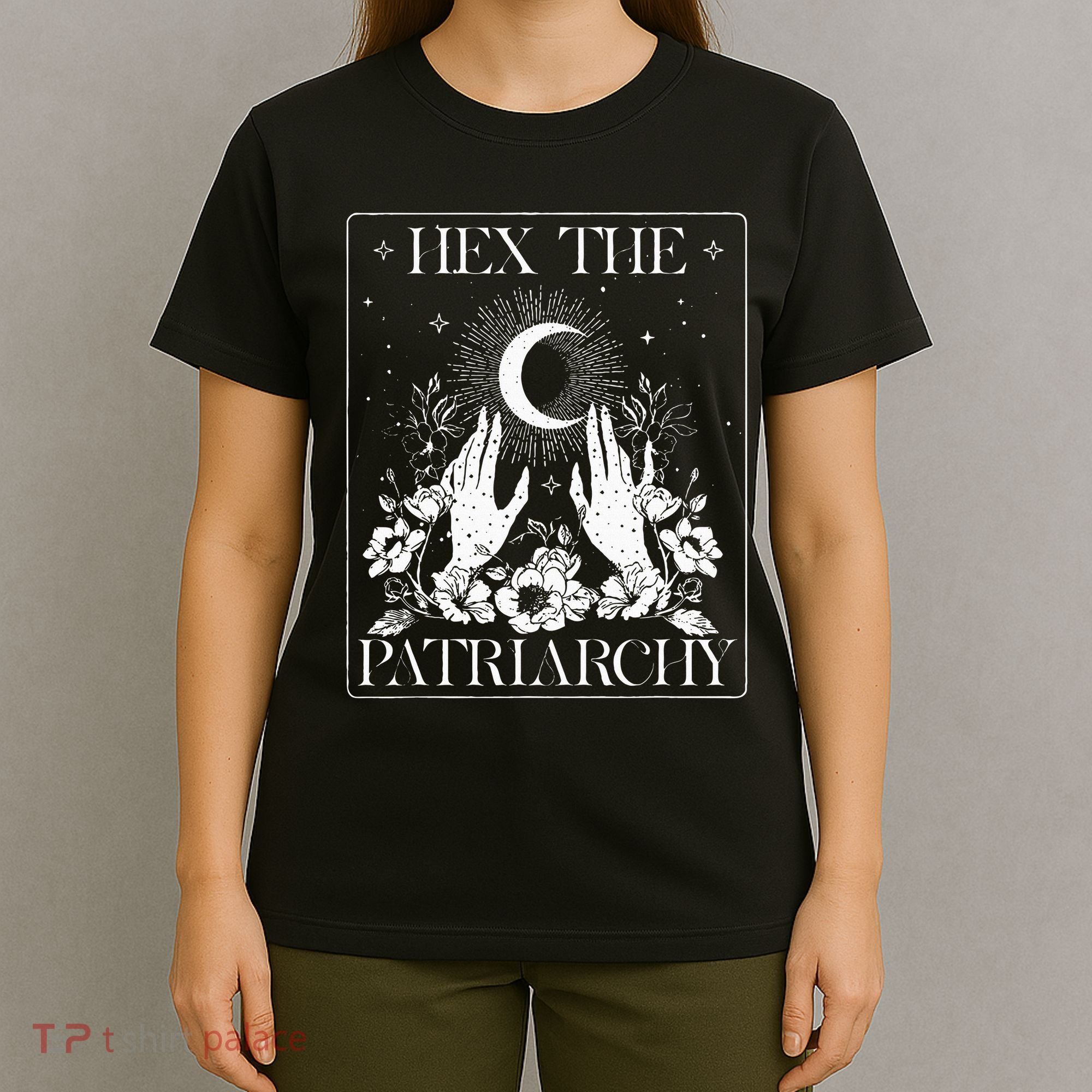 Hex The Patriarchy Halloween Feminist Witch T-Shirt