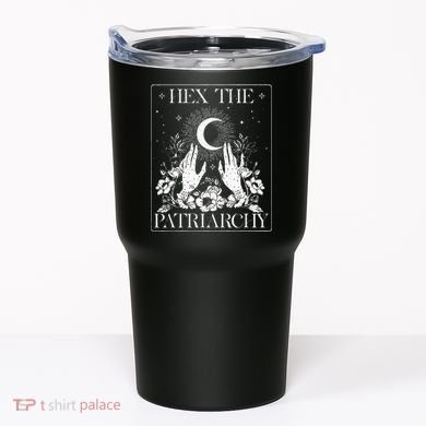 Hex The Patriarchy Halloween Feminist Witch Tumbler