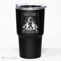 Hex The Patriarchy Halloween Feminist Witch Tumbler thumb 0