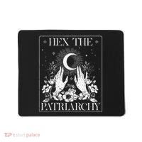Hex The Patriarchy Halloween Feminist Witch Mousepad thumb 0