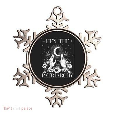Hex The Patriarchy Halloween Feminist Witch Ornament