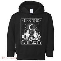 Hex The Patriarchy Halloween Feminist Witch Toddler Hoodie thumb 0