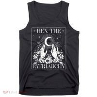 Hex The Patriarchy Halloween Feminist Witch Tank Top thumb 0