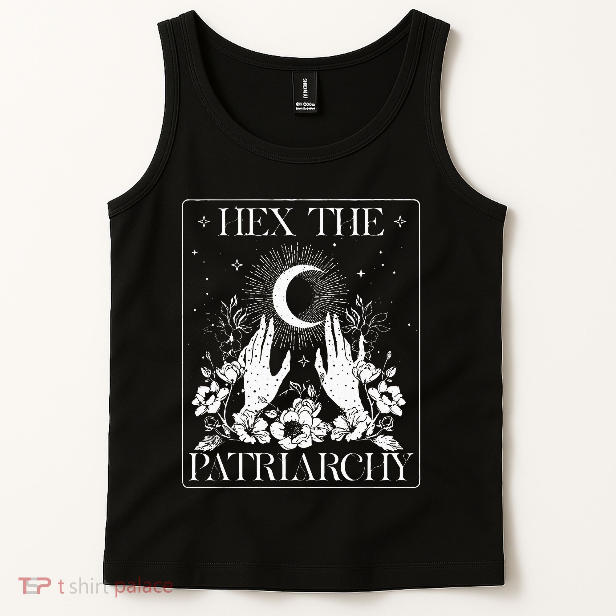 Hex The Patriarchy Halloween Feminist Witch Tank Top