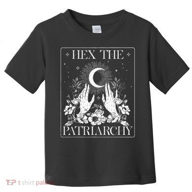 Hex The Patriarchy Halloween Feminist Witch Toddler T-Shirt