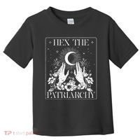 Hex The Patriarchy Halloween Feminist Witch Toddler T-Shirt thumb 0