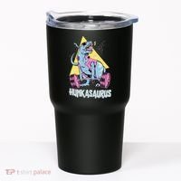 Hunkasaurus T rex Dinosaur Funny Gym & Workout Tumbler thumb 0