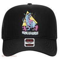 Hunkasaurus T rex Dinosaur Funny Gym & Workout Hat thumb 0