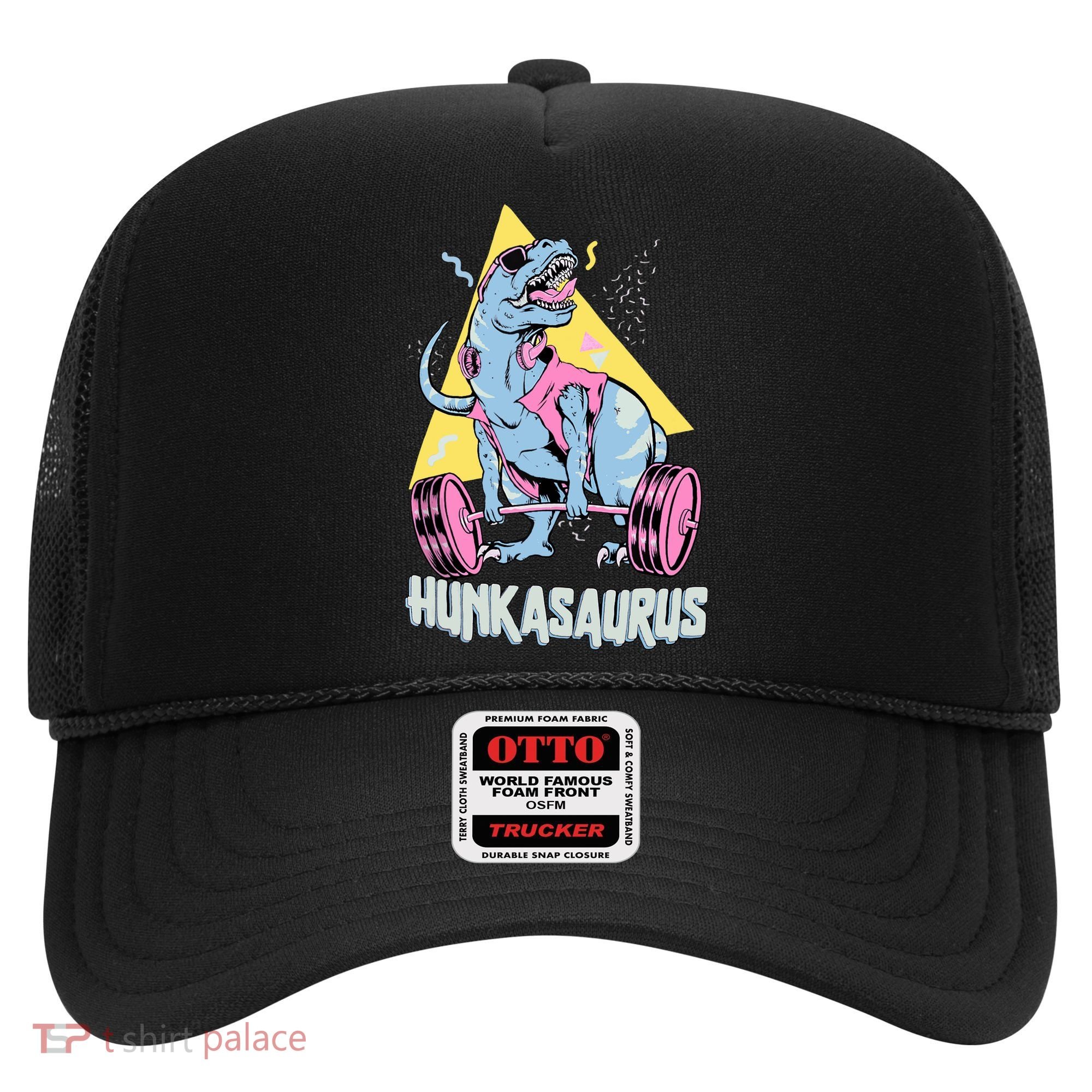 Hunkasaurus T rex Dinosaur Funny Gym & Workout Hat