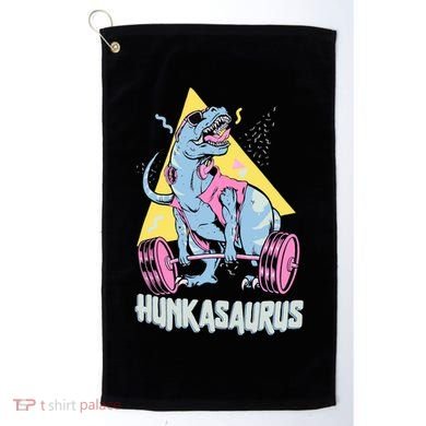 Hunkasaurus T rex Dinosaur Funny Gym & Workout Golf Towel