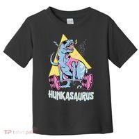 Hunkasaurus T rex Dinosaur Funny Gym & Workout Toddler T-Shirt thumb 0