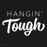 Hangin Tough Retro 80s Gift Button thumb 1