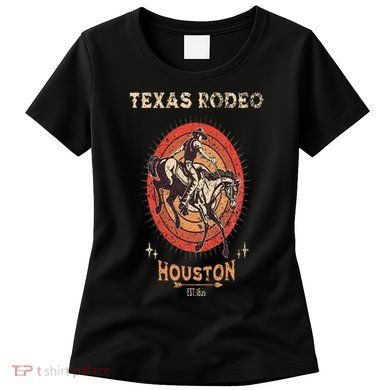 Houston Texas Rodeo Vintage Western Retro Cowboy Women's T-Shirt