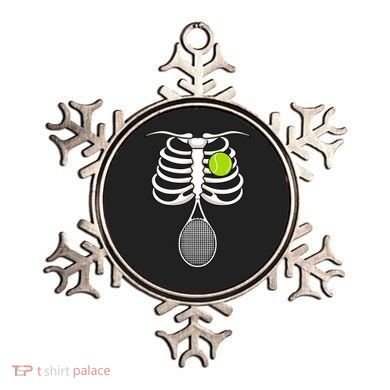 Halloween Tennis Racket Ball Game Sport Skeleton Cool Gift Ornament