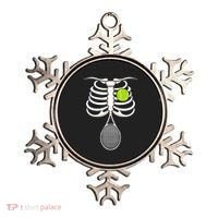 Halloween Tennis Racket Ball Game Sport Skeleton Cool Gift Ornament thumb 0