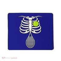 Halloween Tennis Racket Ball Game Sport Skeleton Cool Gift Mousepad thumb 0
