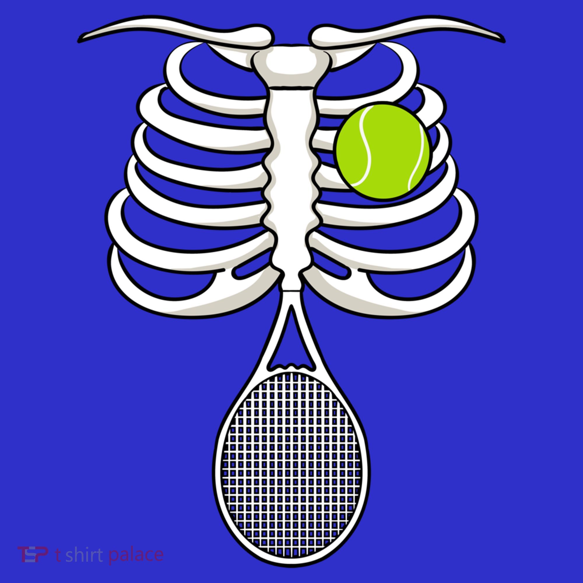 Halloween Tennis Racket Ball Game Sport Skeleton Cool Gift Women's Tank Top
