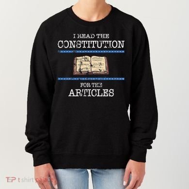 History Teachers Read The Constitution Distressed Women's Sweatshirt